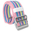 Walking Gait Belt with Metal Buckle and Belt Loop Holder, Patient Transfer Belt - Mobility Aid for Caregivers, Nurses, Home Health Aides, Physical Therapists