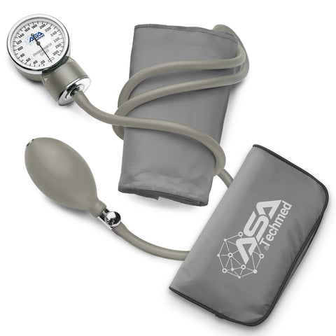 Manual Blood Pressure Monitor - Aneroid Sphygmomanometer Blood Pressure Cuff arm for Nurses Universal Light Grey Aneroid Sphygmomanometer / Manual Blood Pressure Monitor