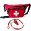 Lifeguard Fanny Pack With Whistle Lanyard - Baywatch Style Hip Pack, Adjustable Strap 1-Pack Lifeguard Kits