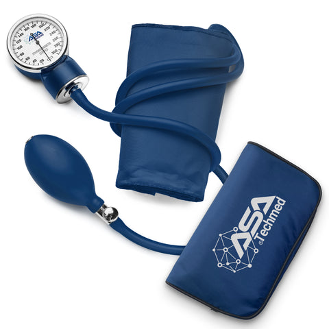 Manual Blood Pressure Monitor - Aneroid Sphygmomanometer Blood Pressure Cuff arm for Nurses Universal Navy Blue Aneroid Sphygmomanometer / Manual Blood Pressure Monitor