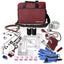 Physical Therapy Home Health Aide Kit with Home Multi Compartment Bag Burgundy Physical Therapy kits