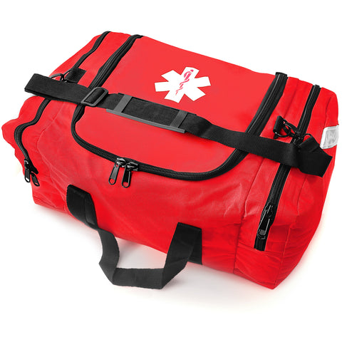 EMT First Responder Trauma Medical Bag Large & Durable | ASA TECHMED Red EMT Gear