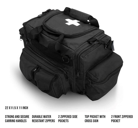 Rescue Kit – Emergency Medical Support with Spine Board, Head Immobilizer, Trauma Bag & 10-Point Strap