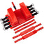 Emergency Spine Board Head Immobilizer for Backboard - Red Backboards, Spine Boards, Scoop Stretchers