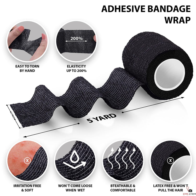 36" Emergency Splint Roll & 2 Cohesive Bandages - Fracture Kit - ASA TECHMED