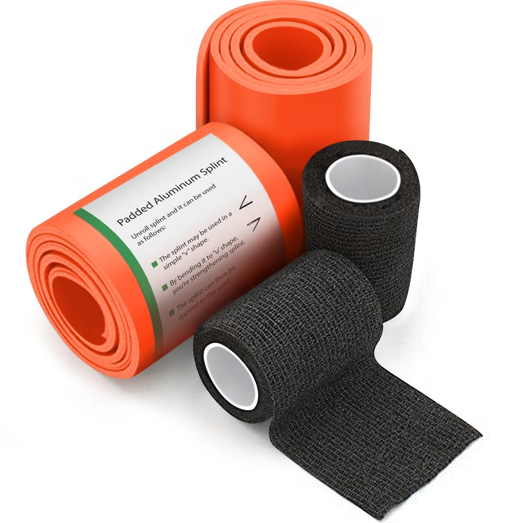 36" Emergency Splint Roll & 2 Cohesive Bandages - Fracture Kit - ASA TECHMED