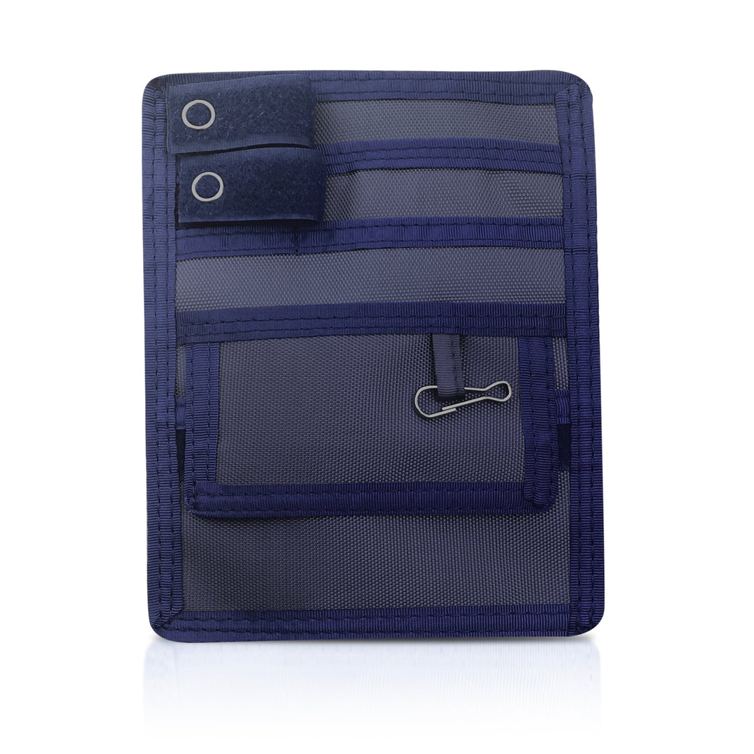Navy Blue 4-Pocket Nurse Organizer Pouch for Medical Tools