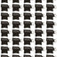 40pc CPR Mask Keychain Emergency Kit CPR Face Shields for First Aid AED Training Child and Adult CPR Breathing Barrier (Black) - ASA TECHMED