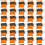 40pc CPR Mask Keychain Emergency Kit CPR Face Shields for First Aid AED Training Child and Adult CPR Breathing Barrier (Orange) - ASA TECHMED