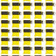 40pc CPR Mask Keychain Emergency Kit CPR Face Shields for First Aid AED Training Child and Adult CPR Breathing Barrier (Yellow) - ASA TECHMED