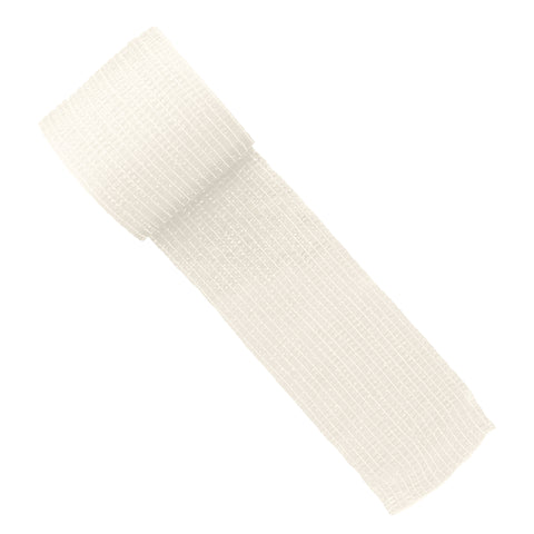 White adhesive bandage wrap on a white background
