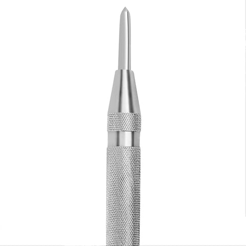 5" Center Punch Spring Loaded - Durable, Multi - Surface Use, Essential Metal Fabrication Tools for Metalworkers, Carpenters - Accurate Punch Center & Woodworking Tool - ASA TECHMED