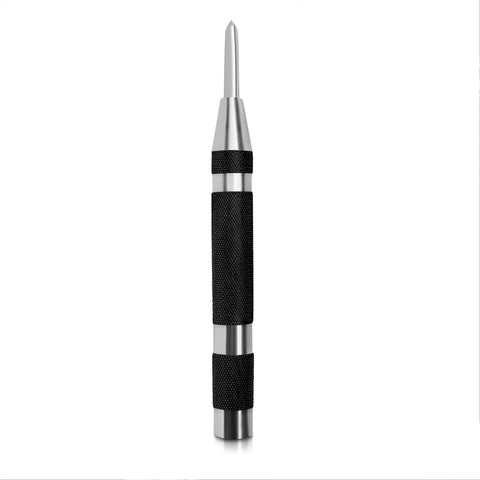 5" Center Punch Spring Loaded - Durable, Multi - Surface Use, Essential Metal Fabrication Tools for Metalworkers, Carpenters - Accurate Punch Center & Woodworking Tool - ASA TECHMED