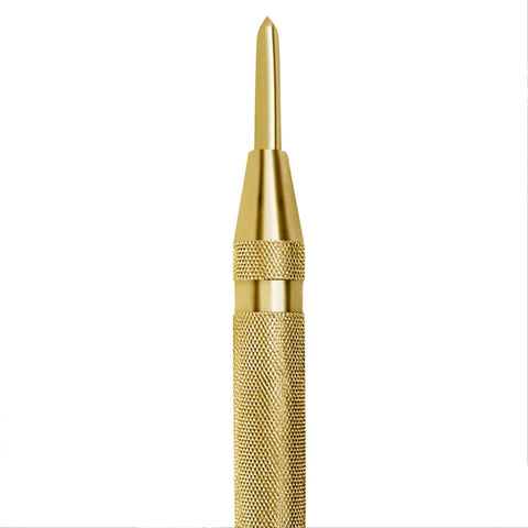5" Center Punch Spring Loaded - Durable, Multi - Surface Use, Essential Metal Fabrication Tools for Metalworkers, Carpenters - Accurate Punch Center & Woodworking Tool - ASA TECHMED