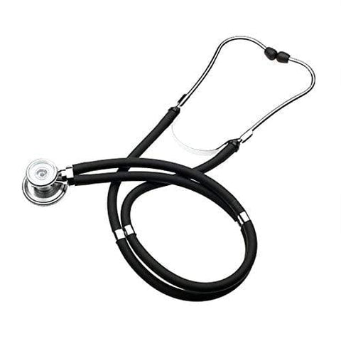 5 Cuff Blood Pressure Aneroid Sphygmomanometer Cuff System and Black Stethoscope - ASA TECHMED