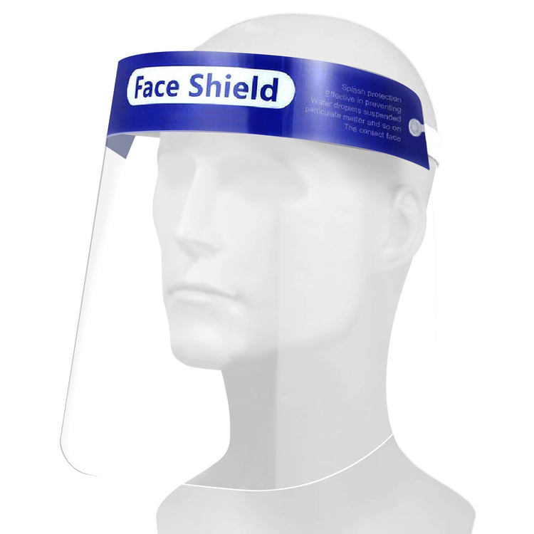 5 - Pack Safety Face Shield - Transparent Anti - Fog Full Face Visor - ASA TECHMED