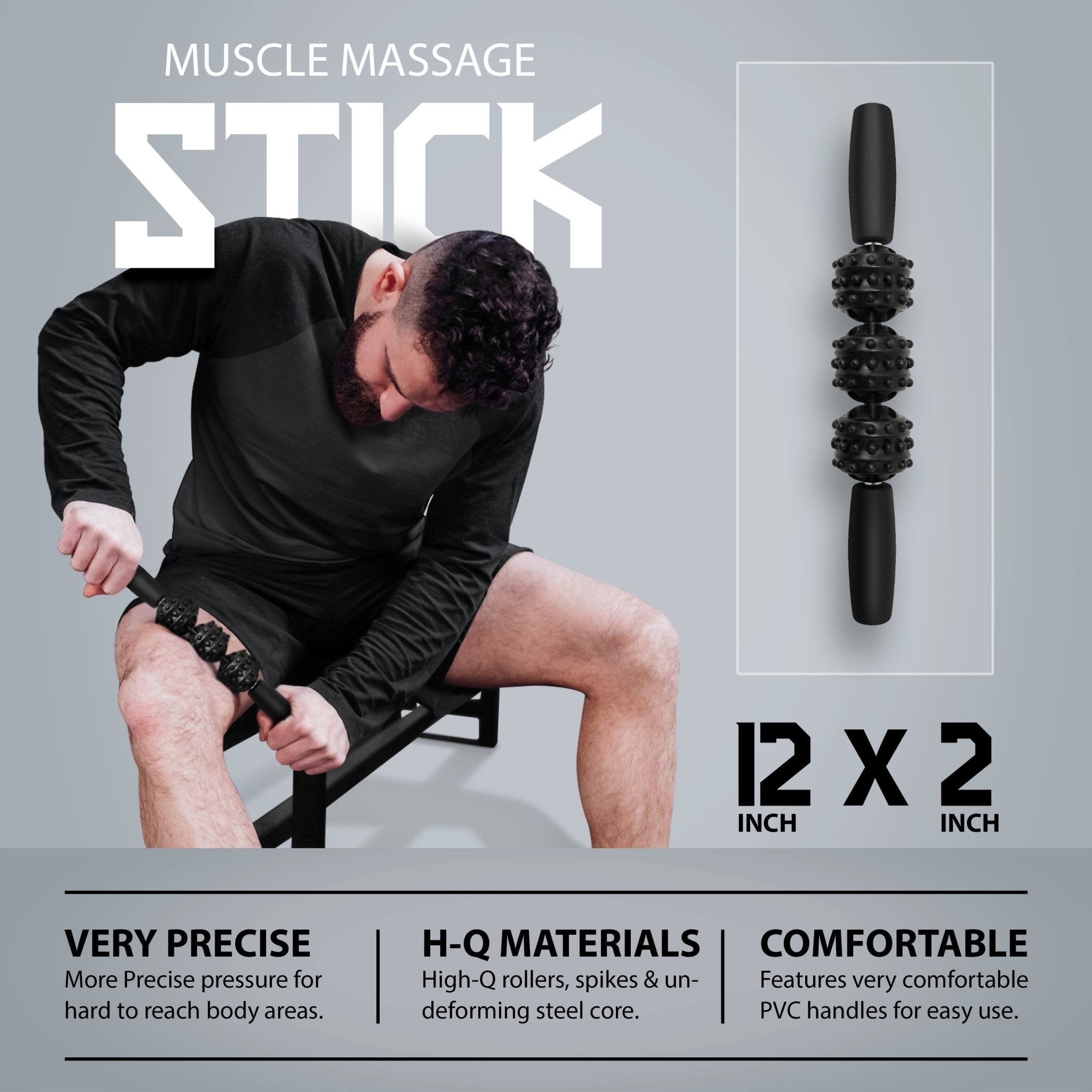 5-Piece Foam Roller & Muscle Recovery Massage Kit - ASA TECHMED