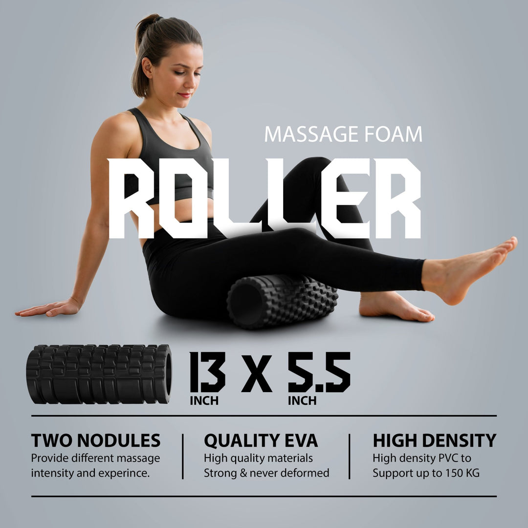 5-Piece Foam Roller & Muscle Recovery Massage Kit - ASA TECHMED
