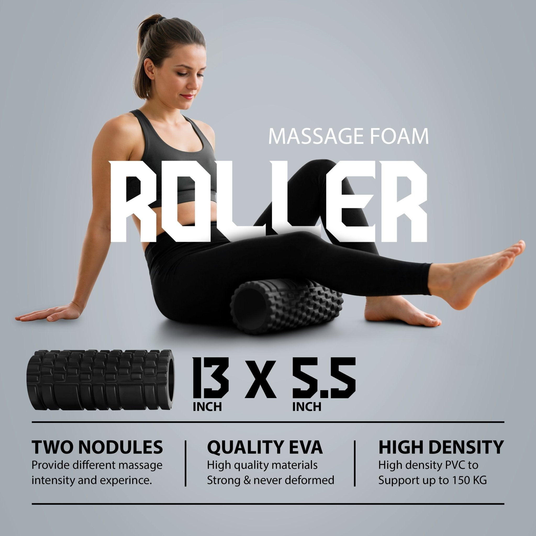 5-Piece Foam Roller & Muscle Recovery Massage Kit - ASA TECHMED