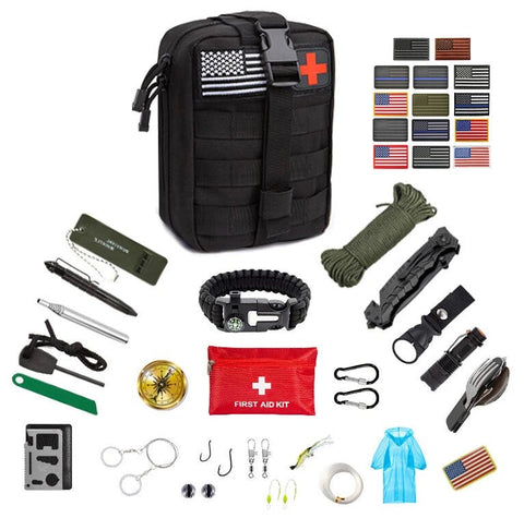 50 - Piece Emergency Survival Kit – Tactical IFAK First Aid - ASA TECHMED