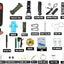 50 - Piece Emergency Survival Kit – Tactical IFAK First Aid - ASA TECHMED
