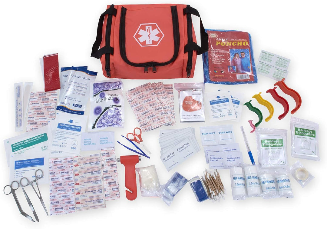 Fully Stocked Small EMT Trauma Bag - First Responder First Aid Kit