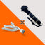 9 - in - 1 Solar Powered Flashlight – Survival Multi - Tool with LED, Window Breaker, Seatbelt Cutter, Power Bank & Emergency Light - ASA TECHMED