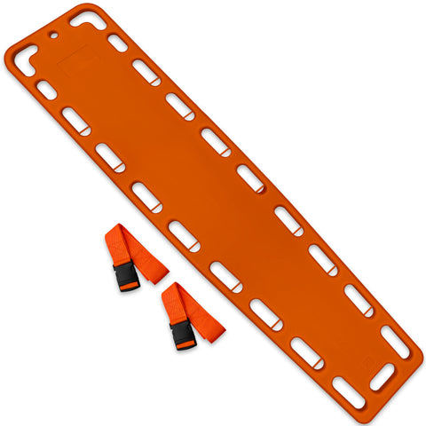 Spine Board Stretcher Backboard for Patient - EMT Backboard Immobilization Orange Backboards, Spine Boards, Scoop Stretchers