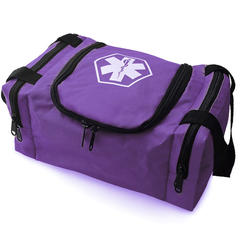 First Aid Responder EMS Emergency Medical Trauma Bag EMT 10.5"x5"x8 Fire Fighter Purple Trauma & IFAK bags