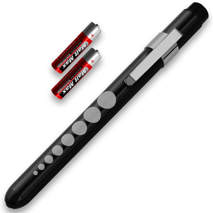 Aluminum Medical Penlight with Pupil Gauge - LED Diagnostic Tool - ASA TECHMED