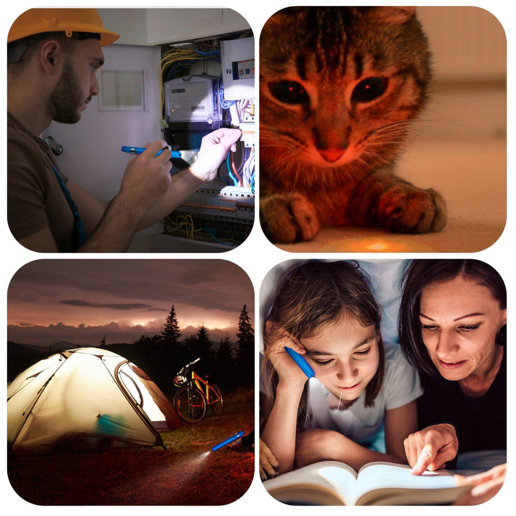 Aluminum Medical Penlight with Pupil Gauge - LED Diagnostic Tool - ASA TECHMED