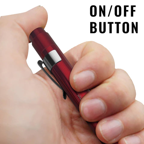 Aluminum Medical Penlight with Pupil Gauge - LED Diagnostic Tool - ASA TECHMED