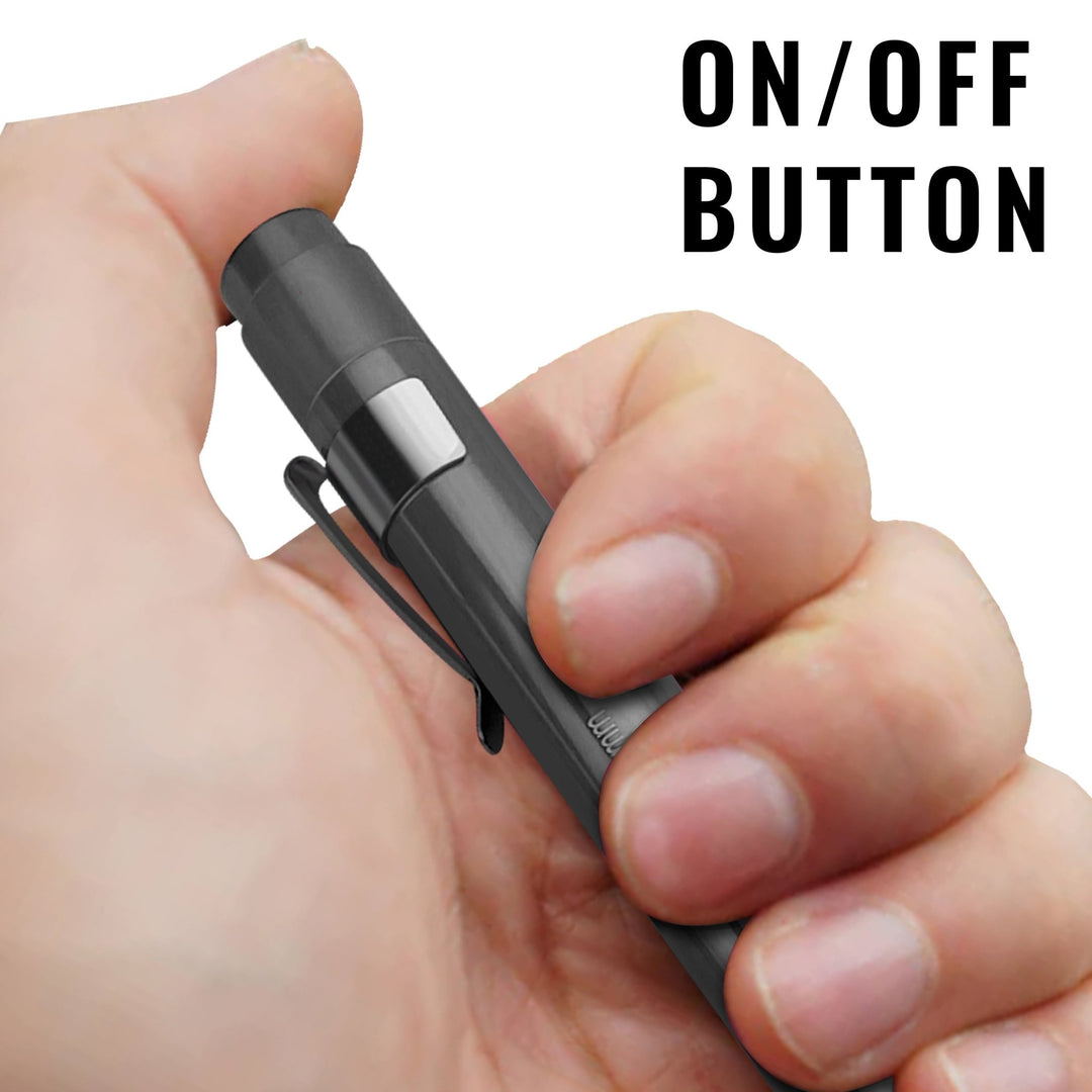 Aluminum Medical Penlight with Pupil Gauge - LED Diagnostic Tool - ASA TECHMED