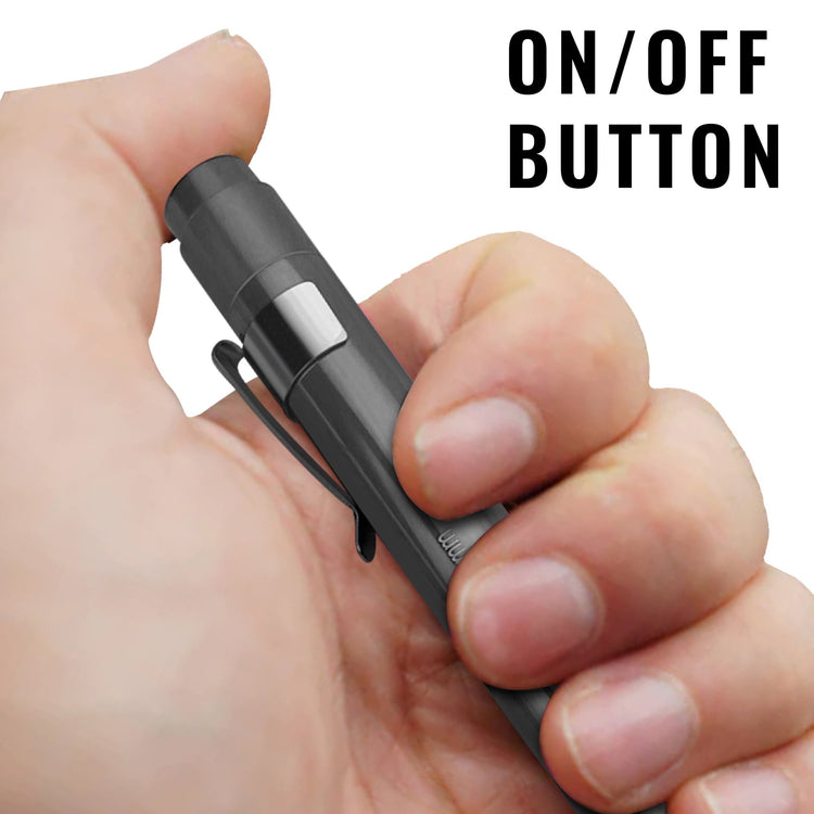 Aluminum Medical Penlight with Pupil Gauge - LED Diagnostic Tool - ASA TECHMED