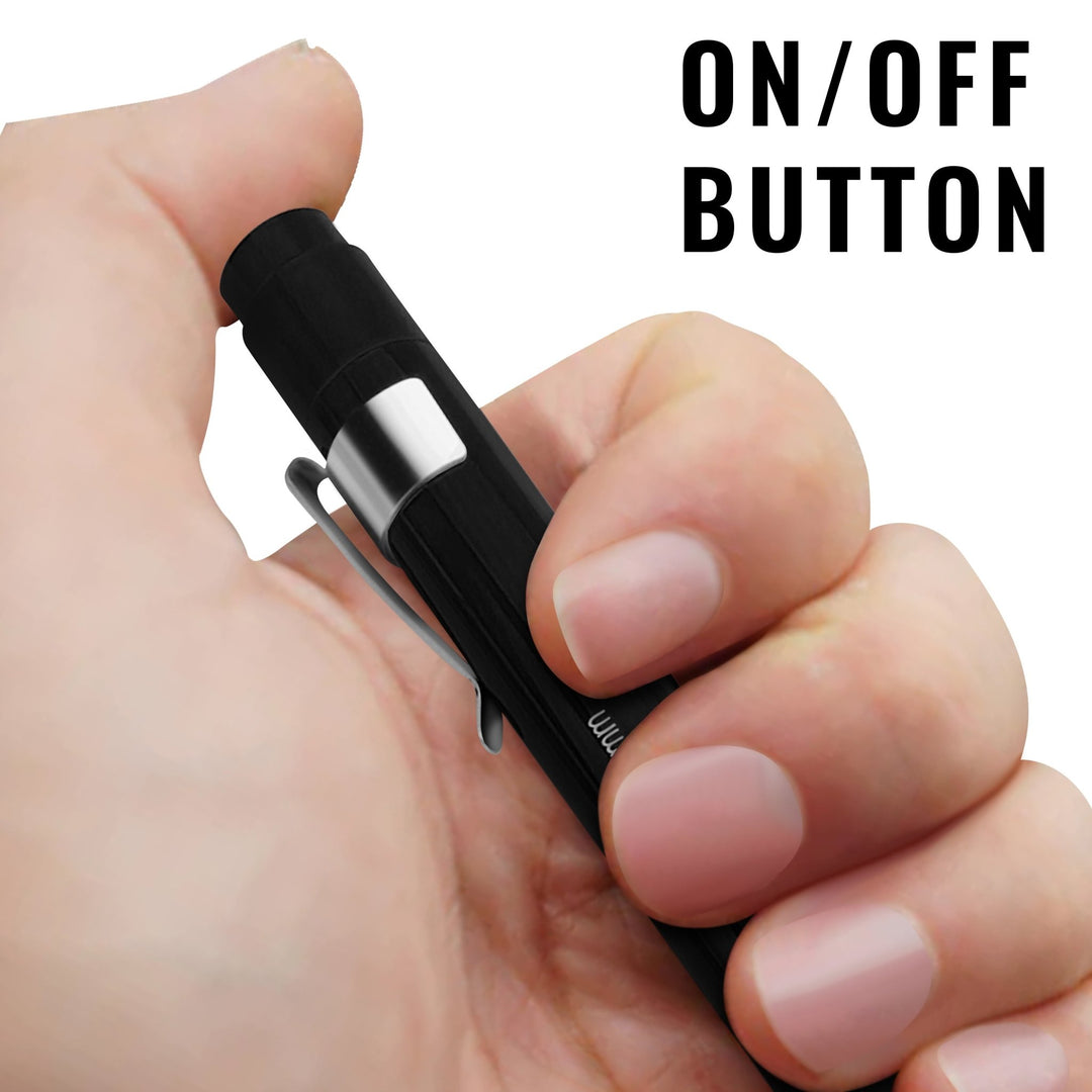 Aluminum Medical Penlight with Pupil Gauge - LED Diagnostic Tool - ASA TECHMED