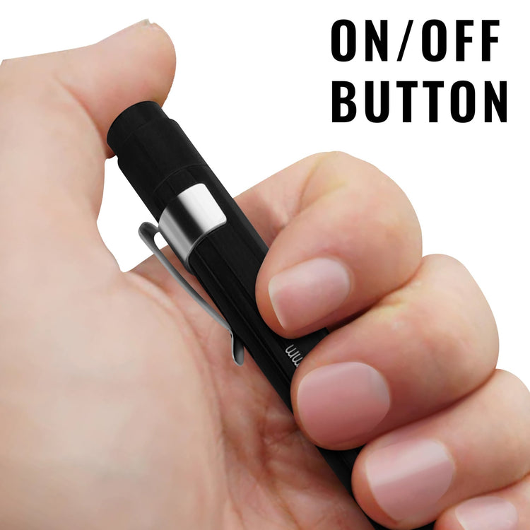 Aluminum Medical Penlight with Pupil Gauge - LED Diagnostic Tool - ASA TECHMED