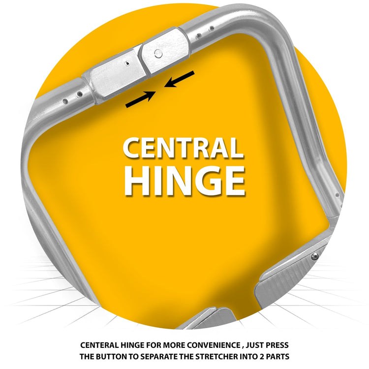 Aluminum Scoop Stretcher - Adjustable EMT Patient Transfer Board - ASA TECHMED