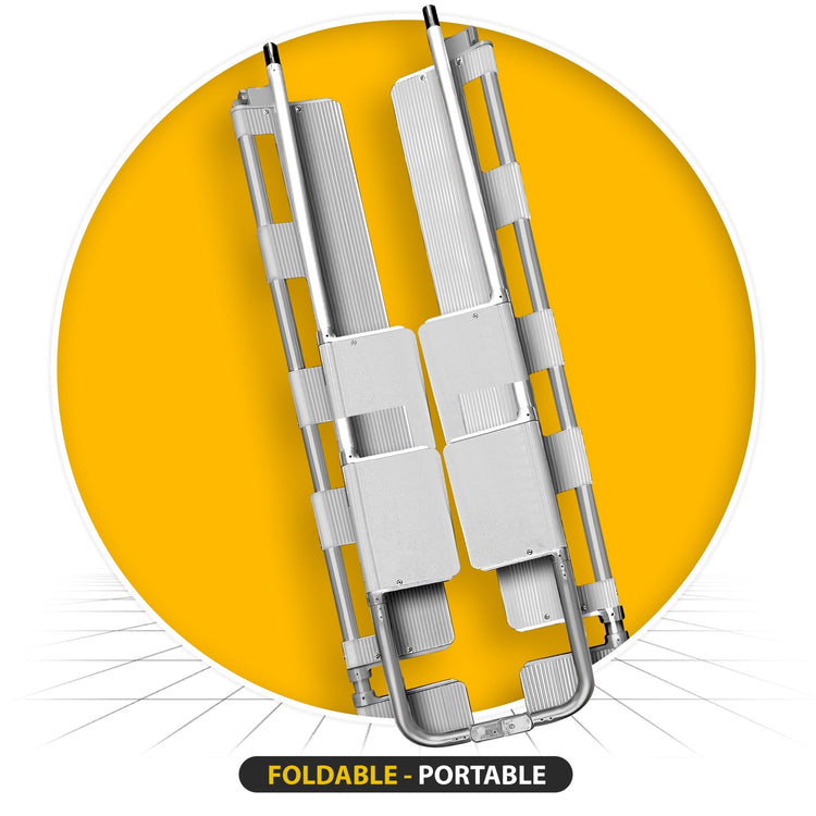 Aluminum Scoop Stretcher - Adjustable EMT Patient Transfer Board - ASA TECHMED