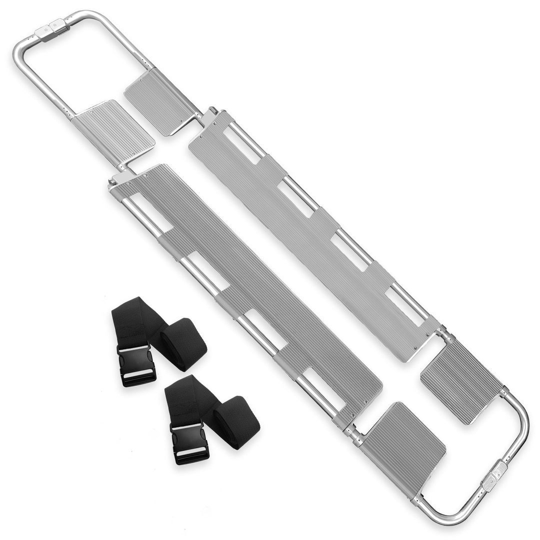 Aluminum Scoop Stretcher - Adjustable EMT Patient Transfer Board - ASA TECHMED