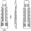 Aluminum Scoop Stretcher - Adjustable EMT Patient Transfer Board - ASA TECHMED