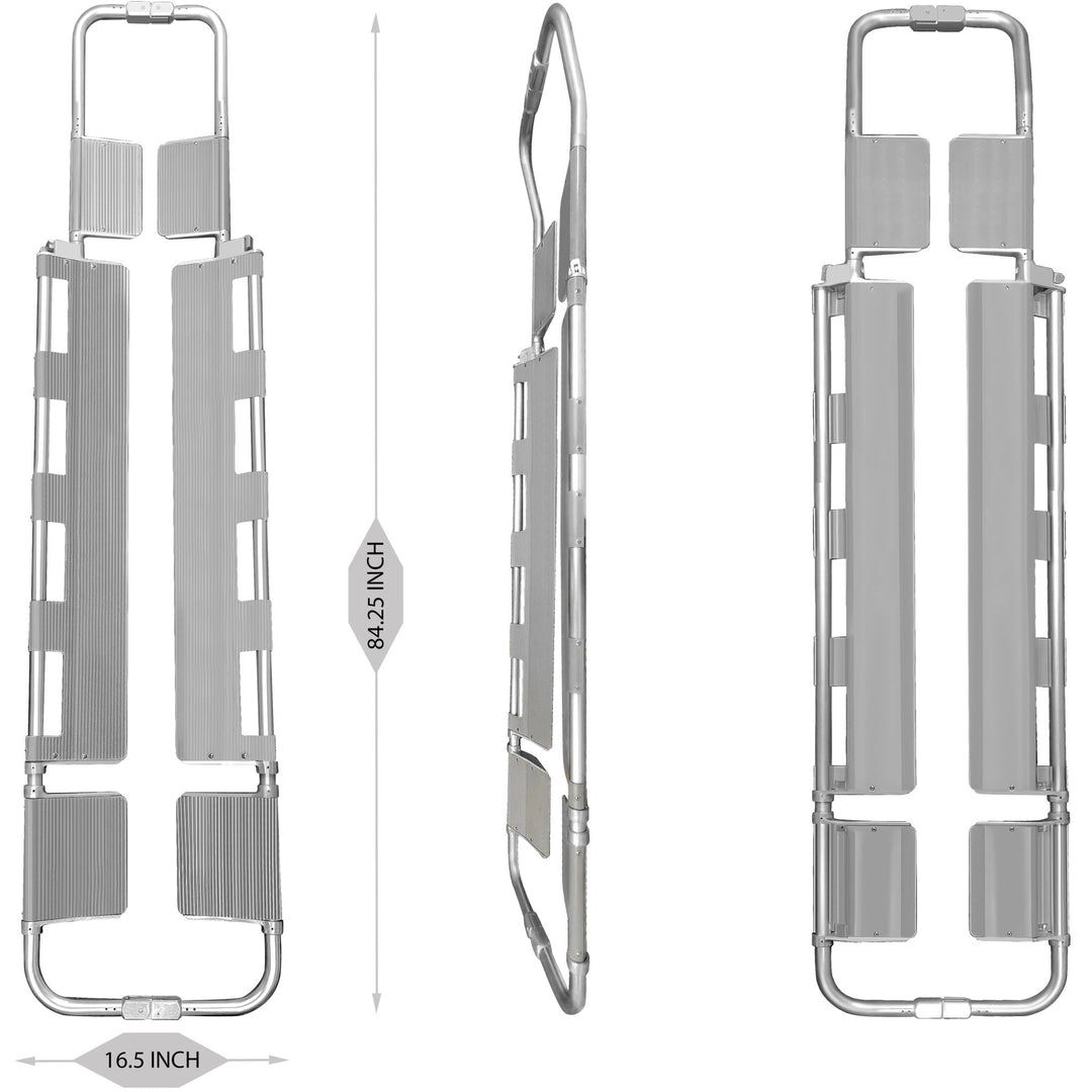 Aluminum Scoop Stretcher - Adjustable EMT Patient Transfer Board - ASA TECHMED