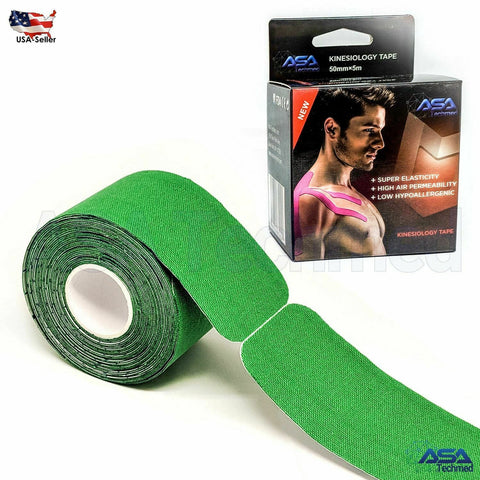 ASA TAPE Cotton Elastic Kinesiology Tape (Pre - cut 20 strips) - ASA TECHMED
