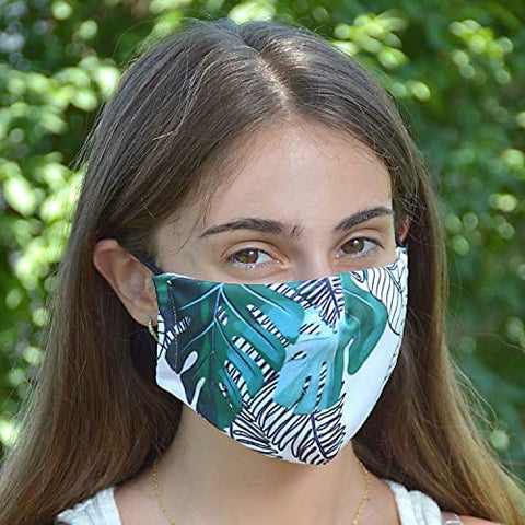 ASA Techmed 2 - Piece Cloth Masks for Nose and Mouth Washable Face Covering with 4 Filters - ASA TECHMED