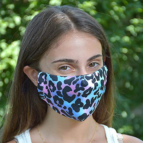 ASA Techmed 2 - Piece Cloth Masks for Nose and Mouth Washable Face Covering with 4 Filters - ASA TECHMED