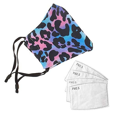 ASA Techmed 2 - Piece Cloth Masks for Nose and Mouth Washable Face Covering with 4 Filters - ASA TECHMED