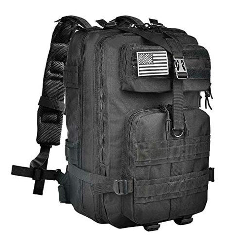 ASA Techmed 4 Pack Black and White US USA Flag Embroidered Patch Military Iron On Sew On Tactical Morale Patch for Hats Backpacks Caps Jackets + More - ASA TECHMED
