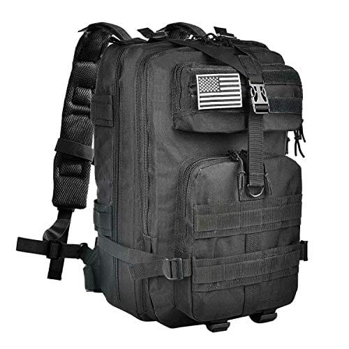 ASA Techmed 4 Pack Black and White US USA Flag Embroidered Patch Military Iron On Sew On Tactical Morale Patch for Hats Backpacks Caps Jackets + More - ASA TECHMED
