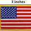 ASA Techmed 4 Pack Patriotic US USA Flag Embroidered Patch Military Iron On Sew On Tactical Morale Patch for Hats Backpacks Caps Jackets + More - ASA TECHMED
