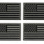 ASA Techmed 4 Pack US USA Flag Embroidered Patch Police Military Iron On Sew On Tactical Morale Patch for Hats Backpacks Caps Jackets + More - ASA TECHMED