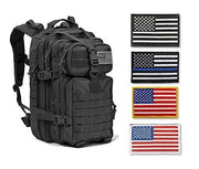ASA Techmed 4 Pack US USA Flag Patch Thin Blue Line Police PVC Emblem Military Iron On Sew On Tactical Morale Patch for Hats Backpacks Caps Jackets + More - ASA TECHMED